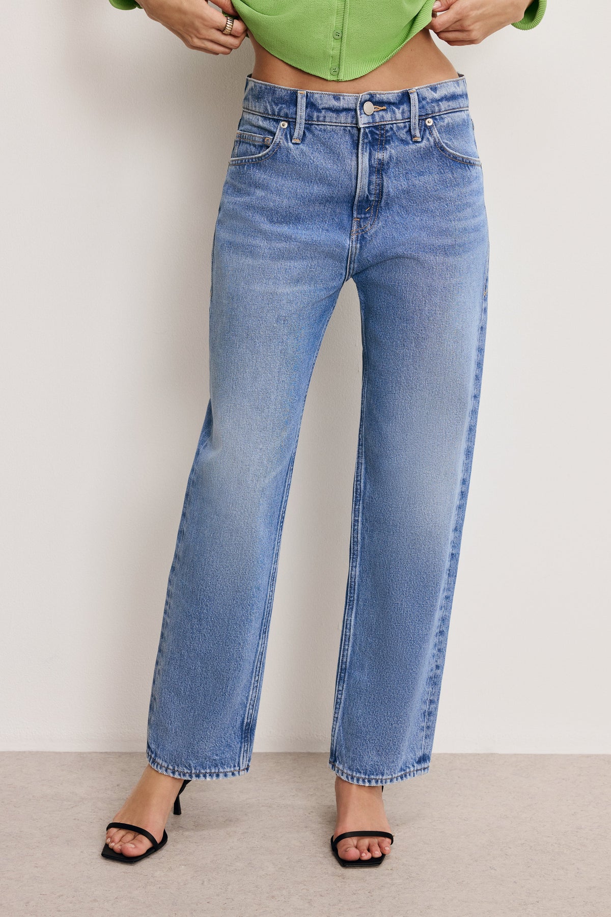 Premium GOOD RELAXED STRAIGHT JEANS INDIGO885
