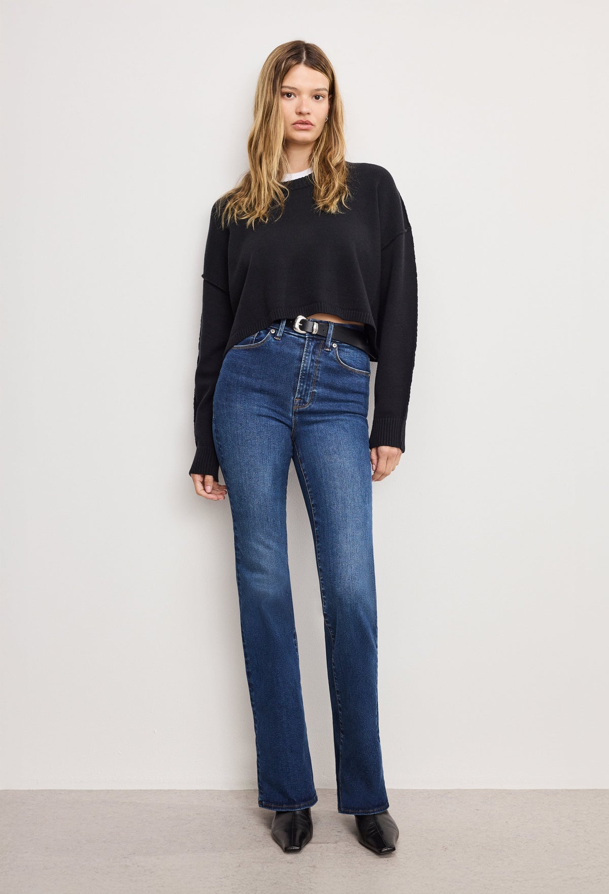 Premium ALWAYS FITS GOOD CLASSIC BOOTCUT JEANS LONG INDIGO446