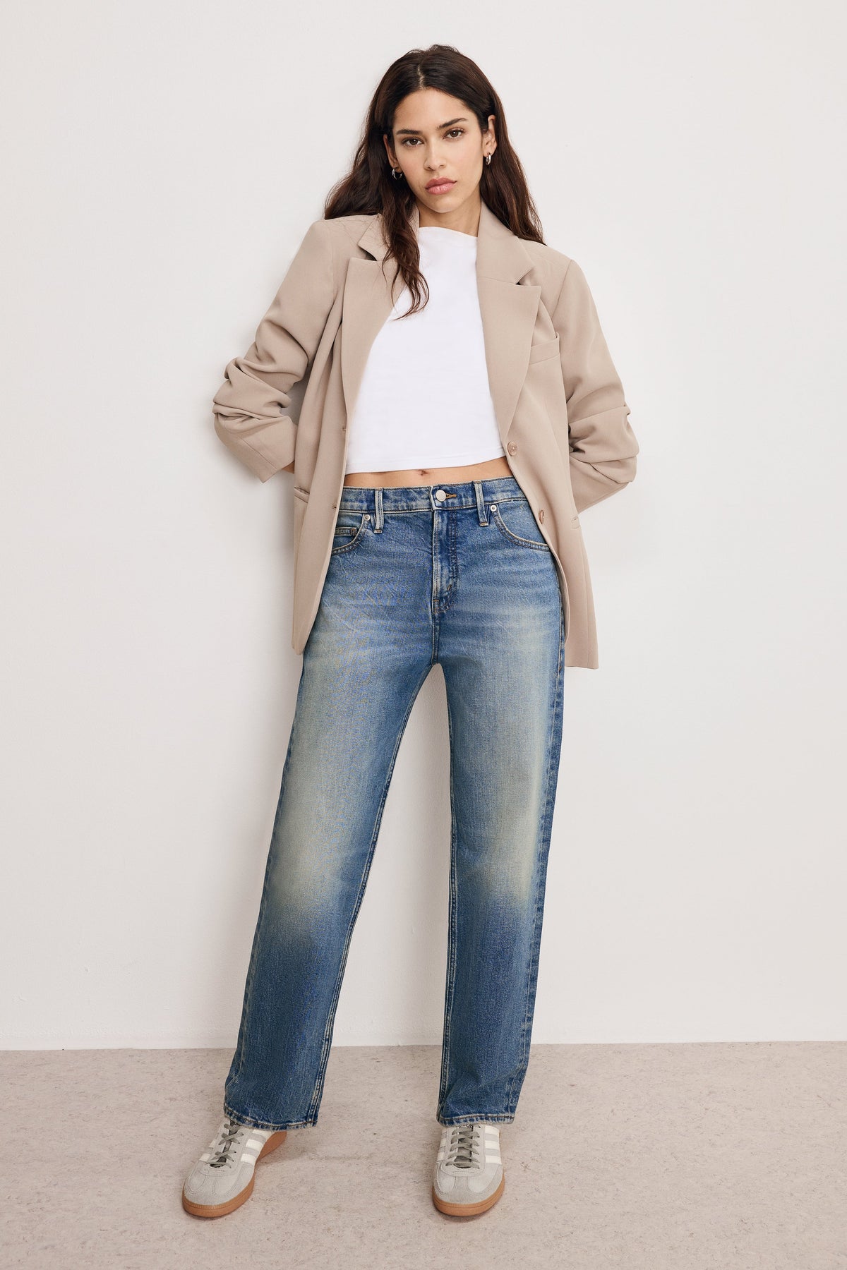 Premium GOOD RELAXED STRAIGHT JEANS INDIGO868