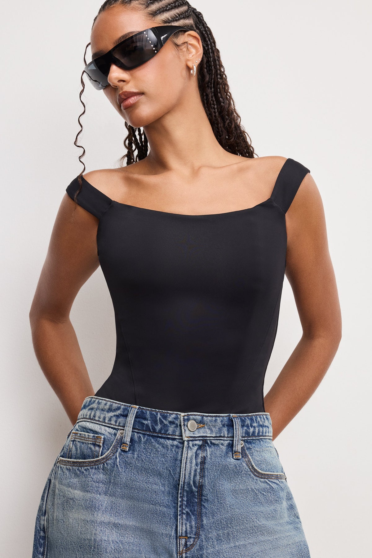 Premium SCULPTING CORSET BODYSUIT BLACK001