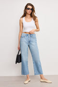 Premium GOOD 90S CROPPED RELAXED JEANS INDIGO964