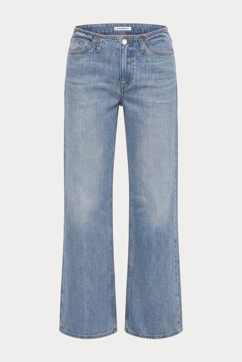 Premium GHOST WAIST LOW LOOSE JEANS AMBER