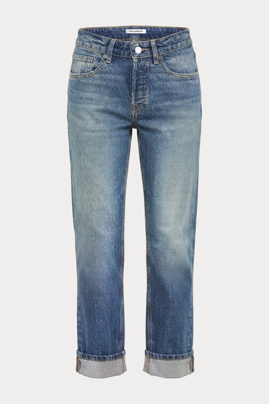 Premium VINTAGE STRAIGHT ANKLE JEANS INDIGO1282