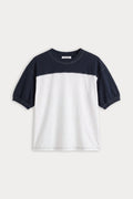 Premium THE COLORBLOCK GYM TEE NAVY WITH CHALK