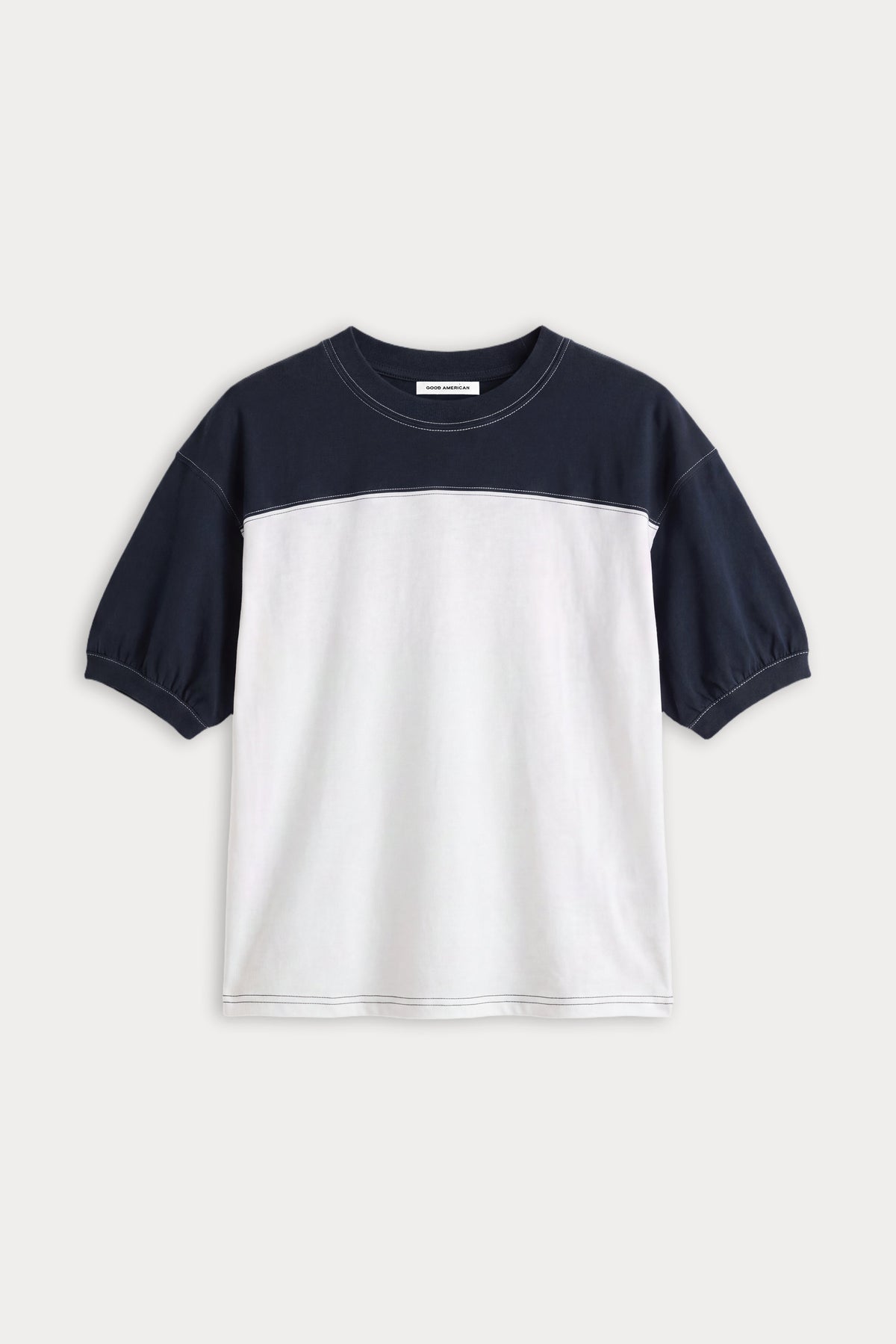 Premium THE COLORBLOCK GYM TEE NAVY WITH CHALK